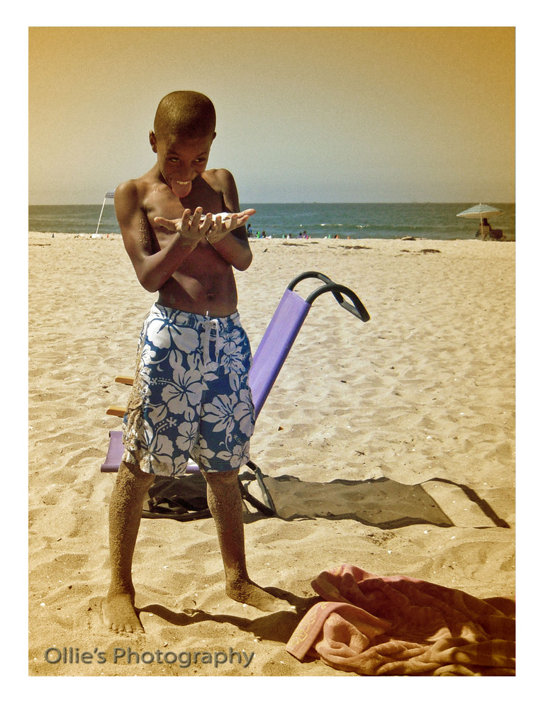 Boy on the beach