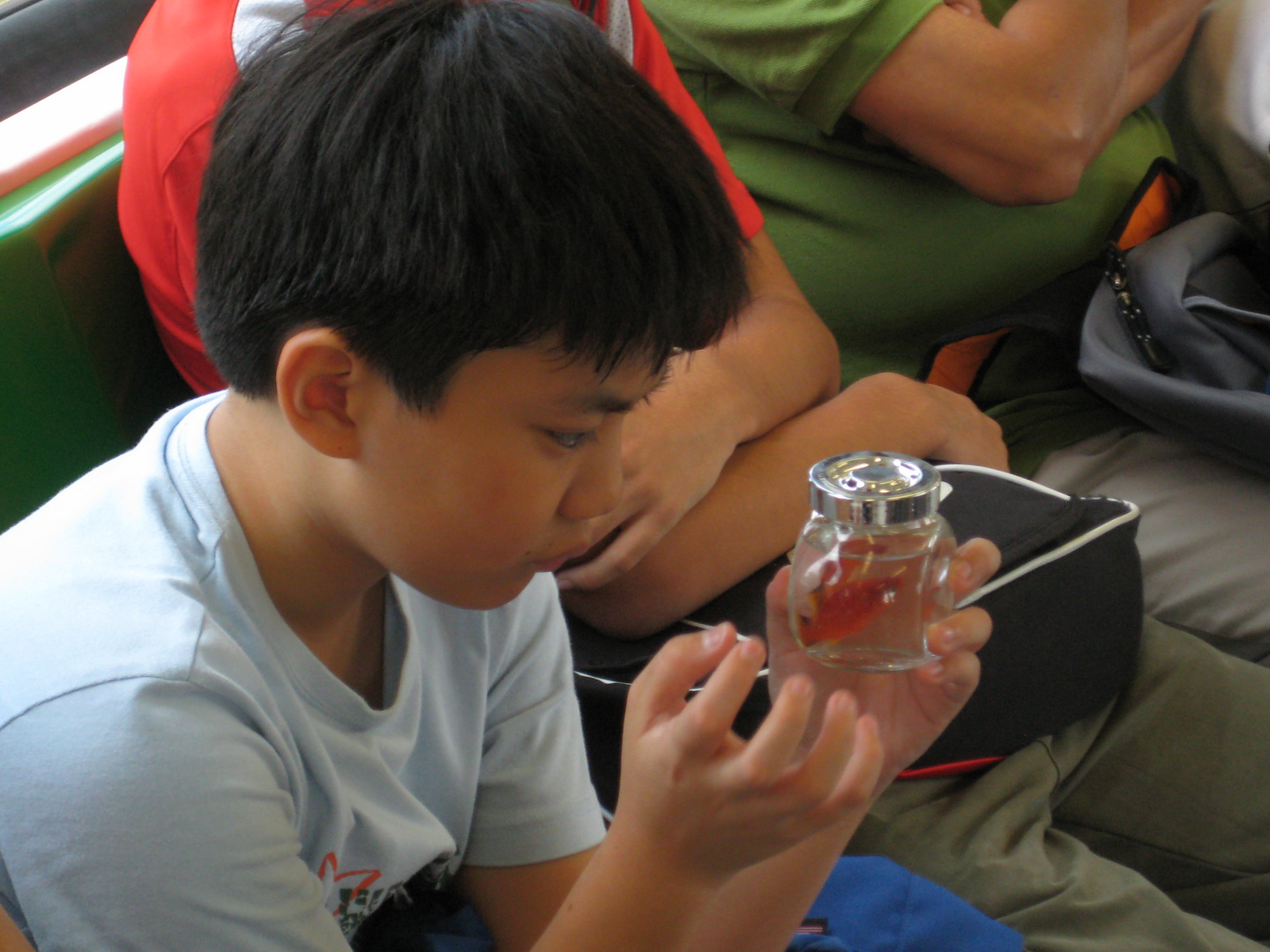 Boy with fish