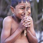 Boy with flute