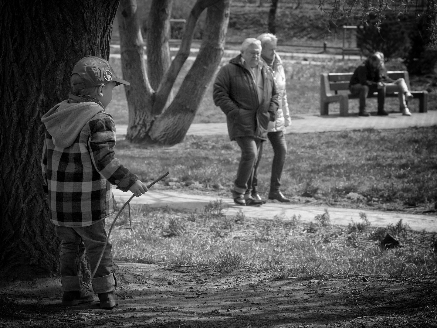 Boy With The Stick