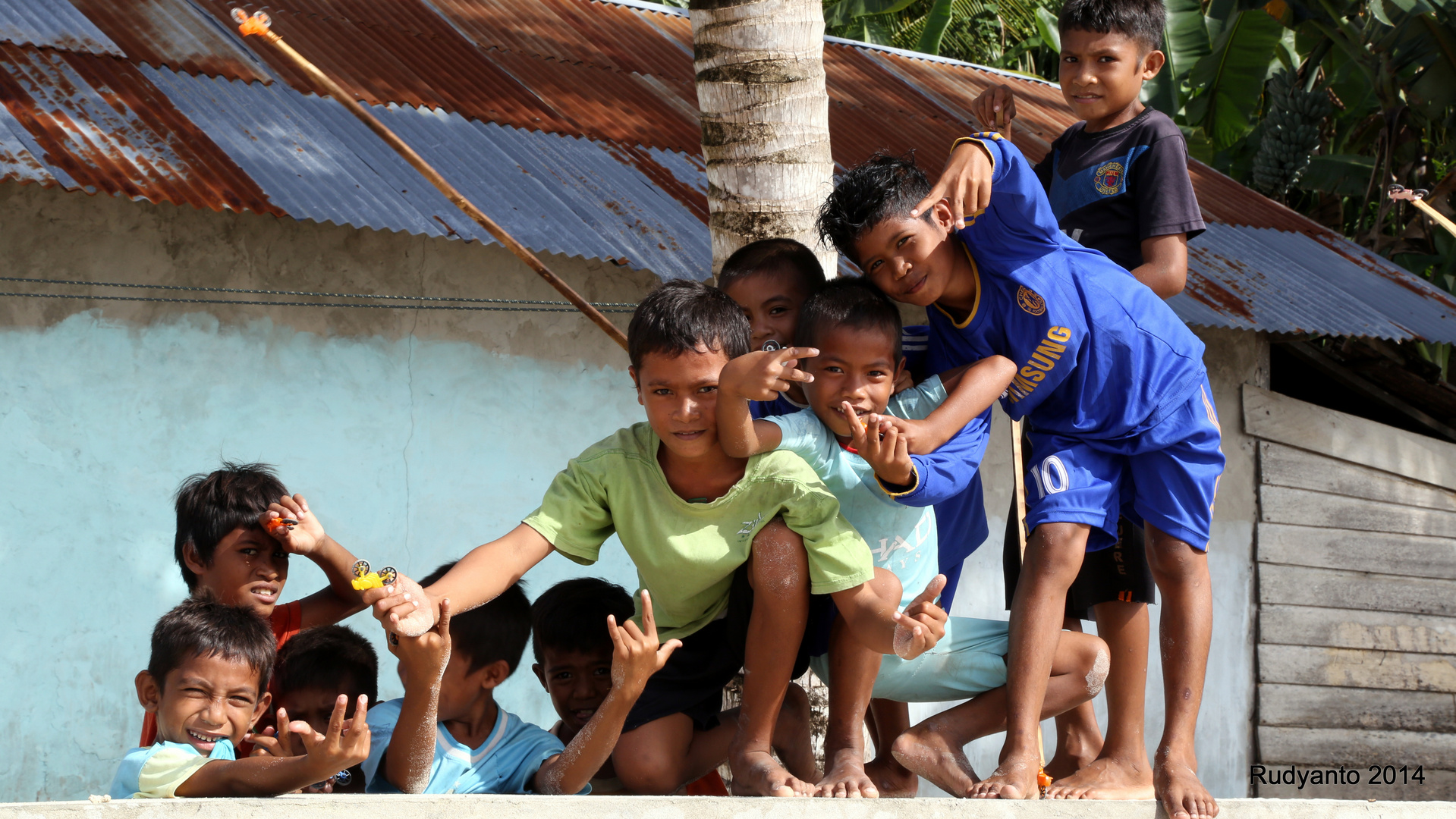 Boys in Jere Tua, North Halmahera