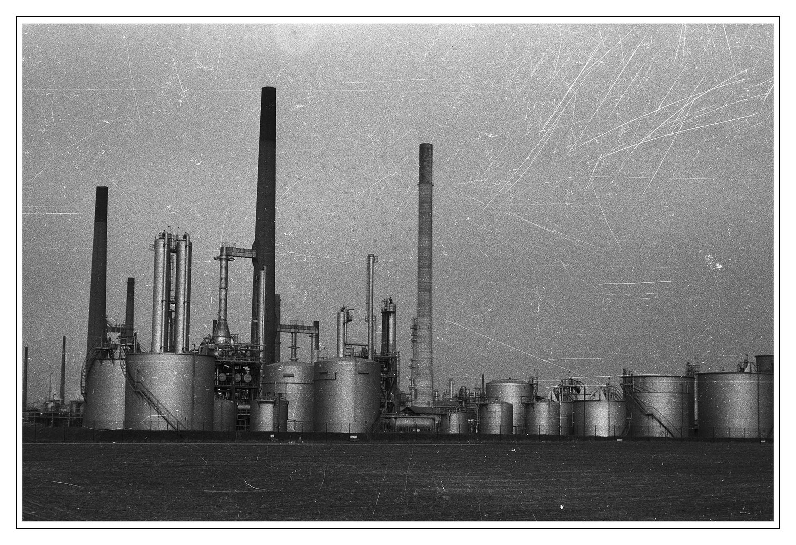 BP Ruhr Raffinerie Hünxe 1972 - Bild 1