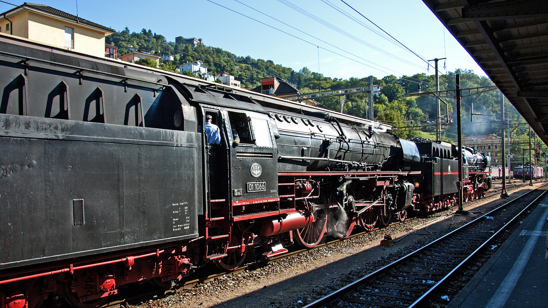 BR 01 1066 u. BR 01 202 Bellinzona 07.09.2008