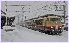 BR 103 auf Skiausflug.