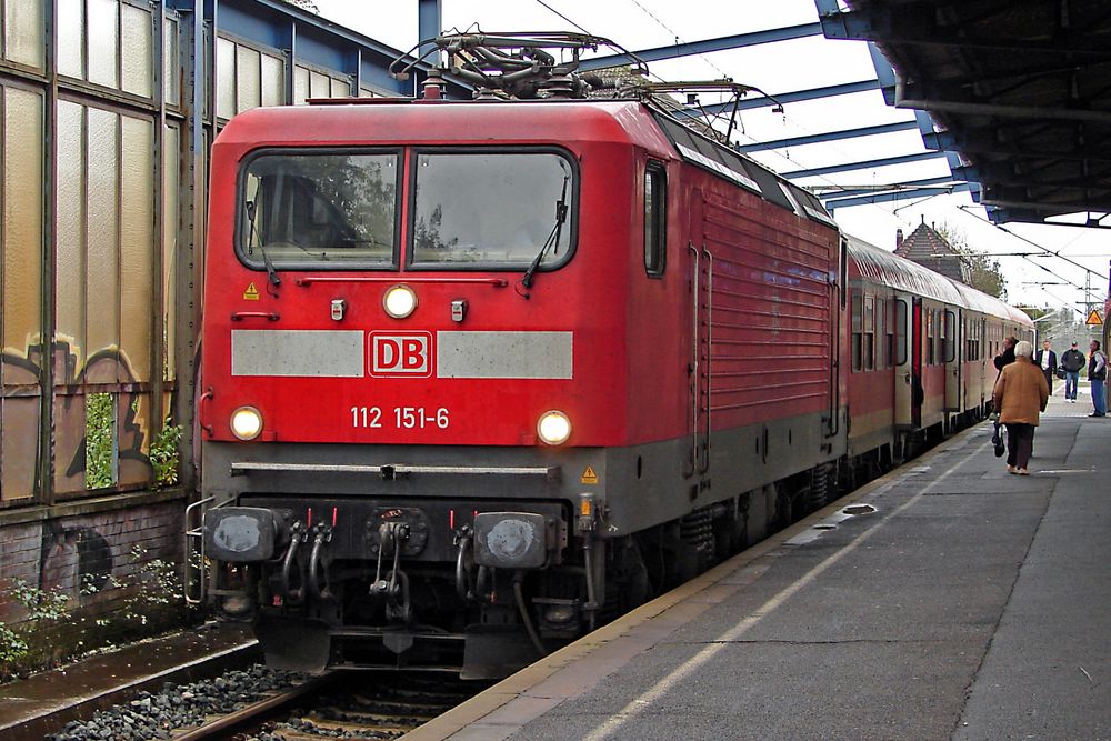 BR 112 - Bahnhof Rendsburg (reload)