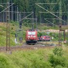 BR 185 071 mit Güterzug im Frankwald (05.07.2019)