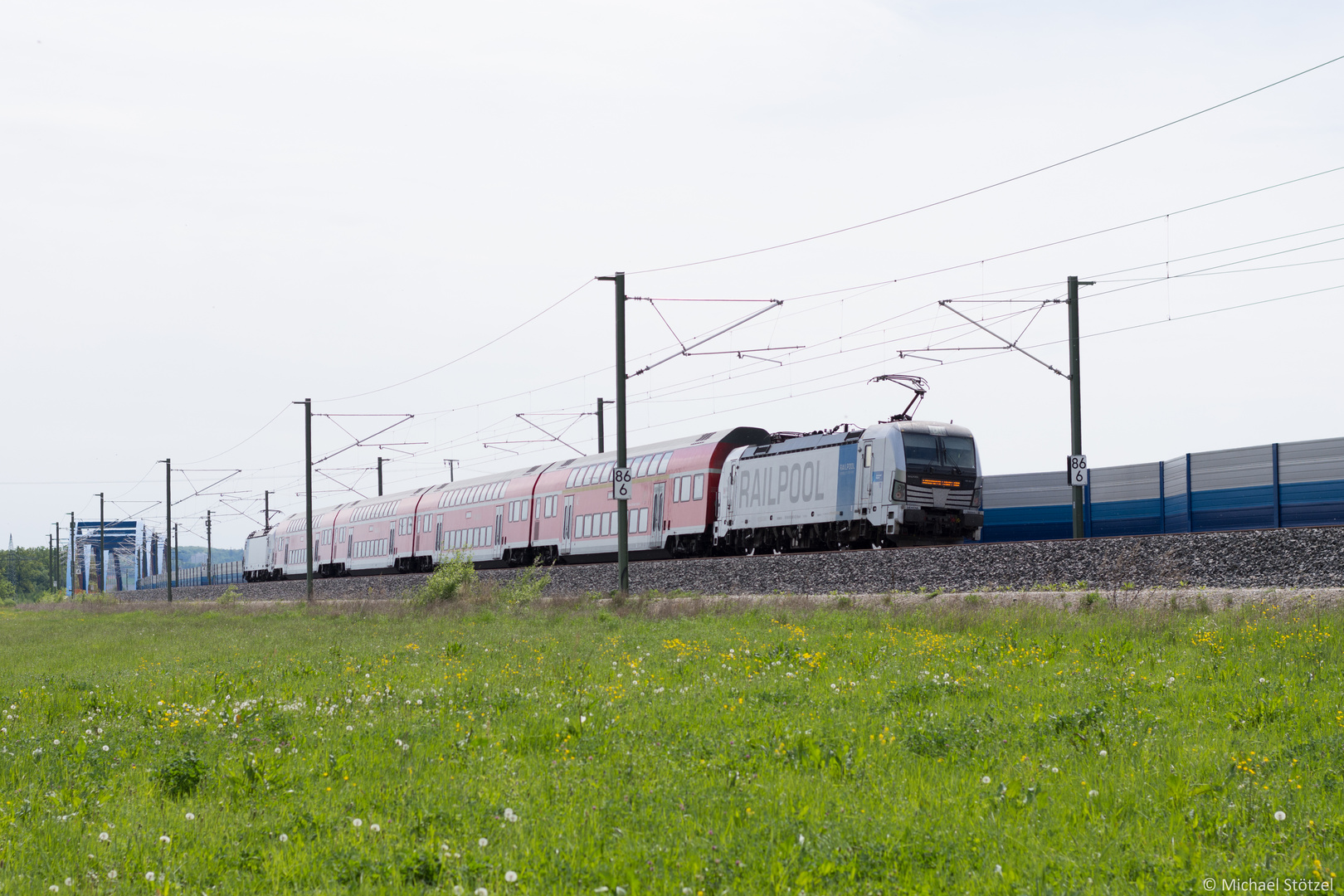 BR 193 801 auf der Neubaustrecke Ebensfeld - Erfurt