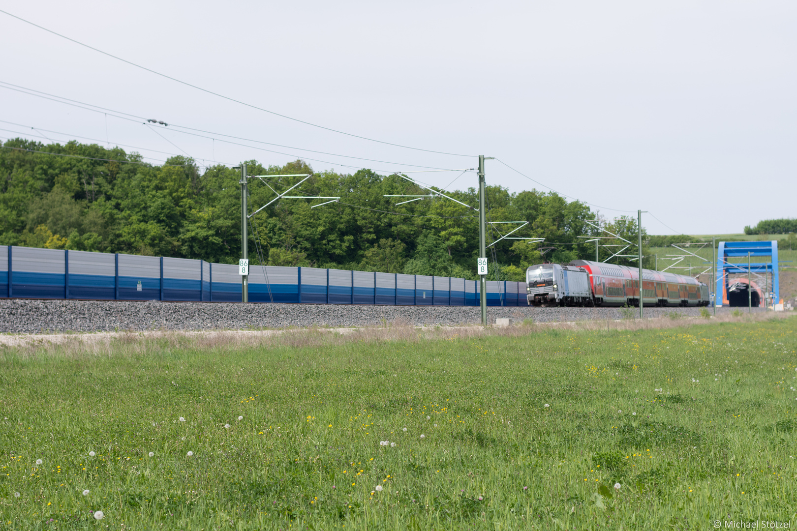 BR 193 804 auf der Neubaustrecke Ebensfeld - Erfurt