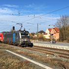 BR 193 804 bei der Einfahrt in Coburg