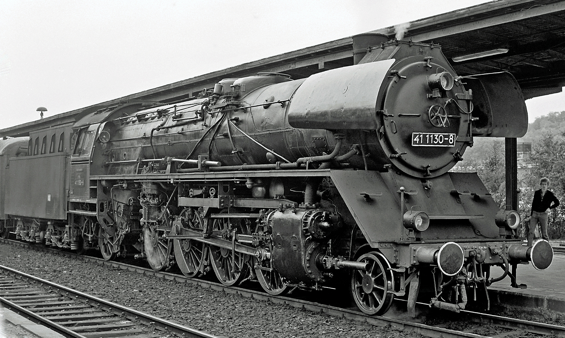 BR 41 1130-8 Glaucha DDR 08.1981 