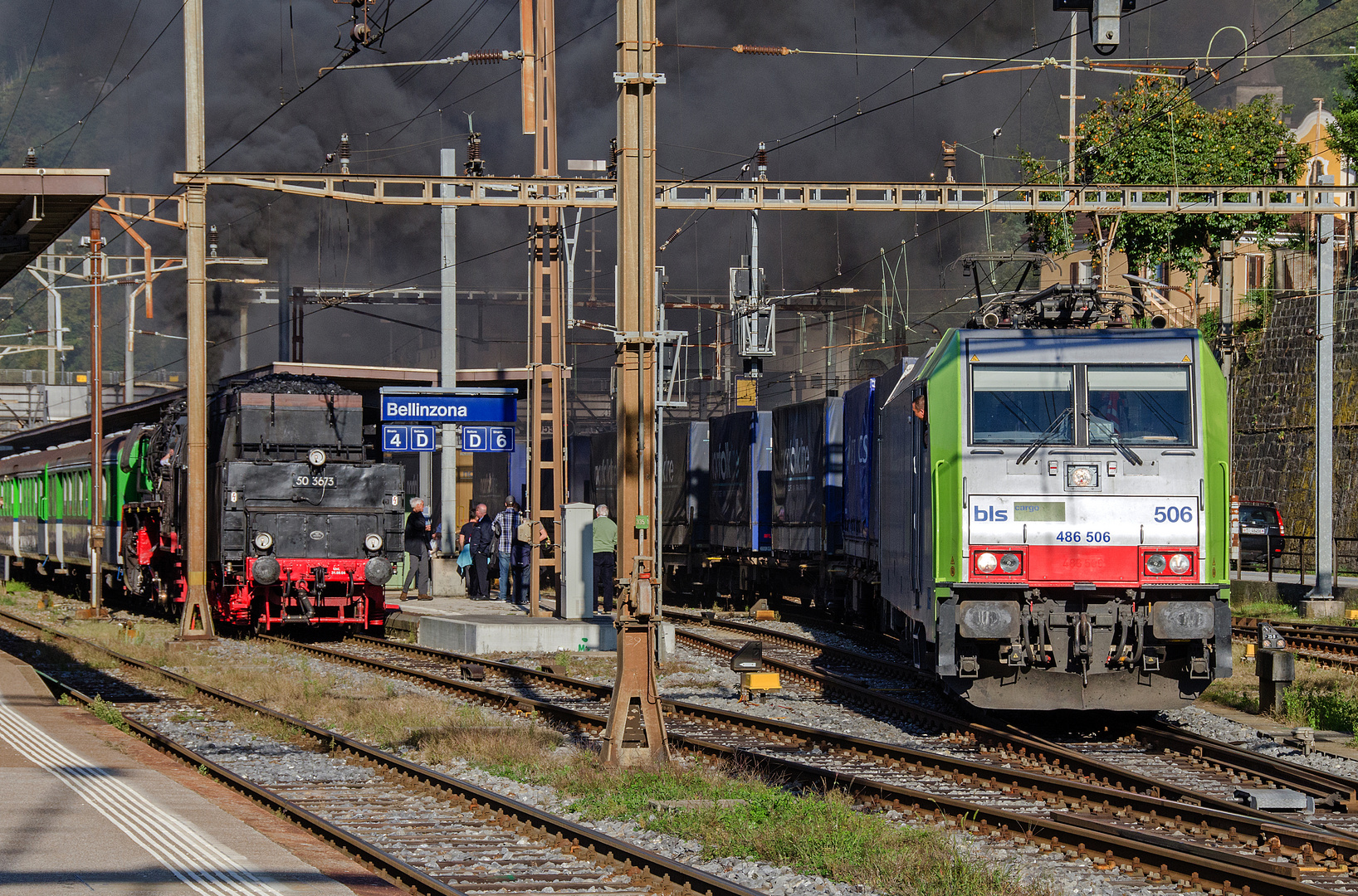 BR 486 506   BLS Carco  BR 50 3673 Bellinzona 20.10. 2012