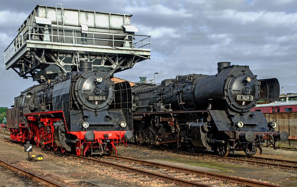 BR 50 1849-4 BR 50 3628-0 Hilbersdorf 2011 08.22. Foto & Bild ...