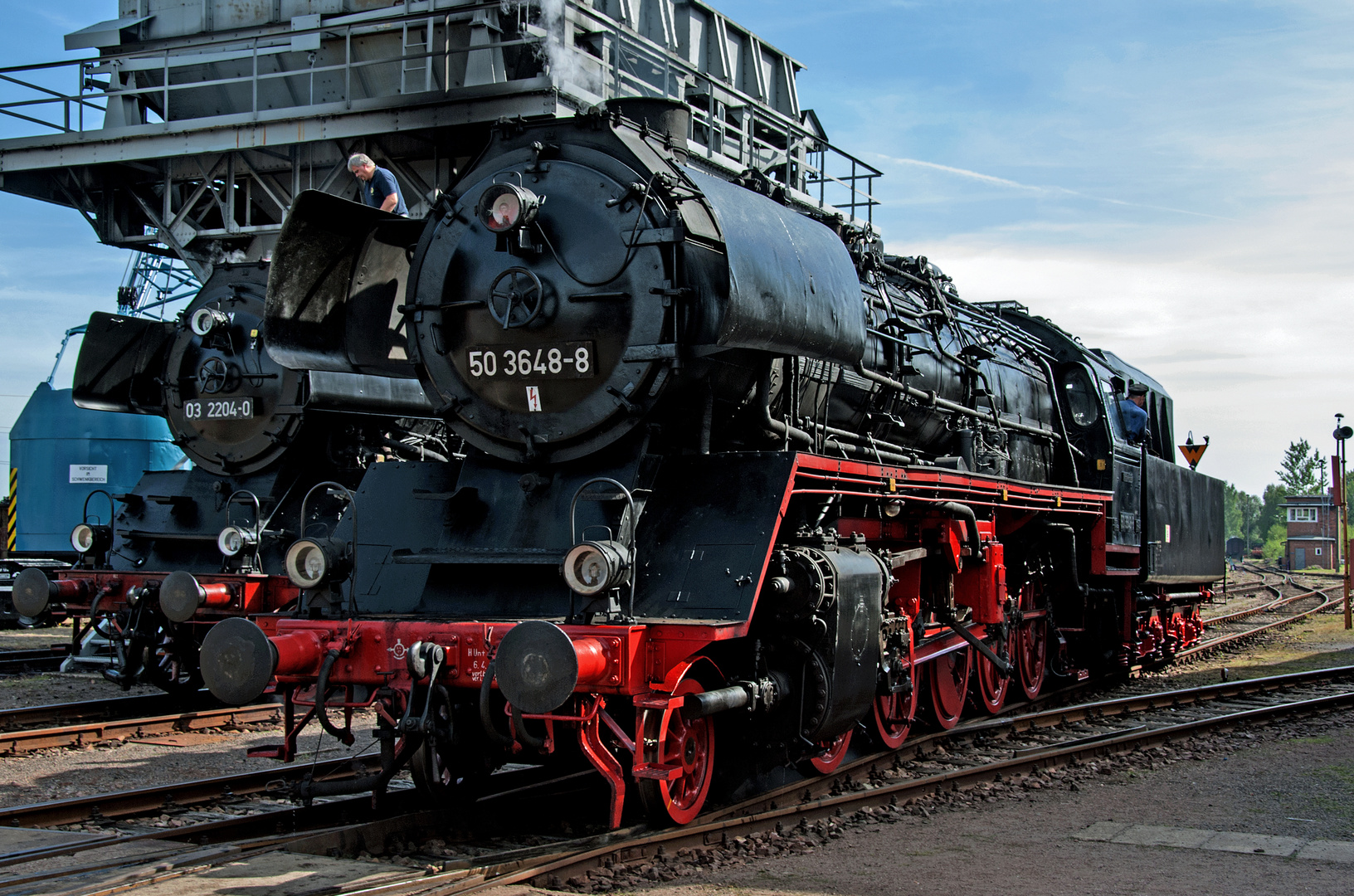 BR 50 3638-4 Hilbersdorf 22.08.2008 Foto & Bild | historische ...