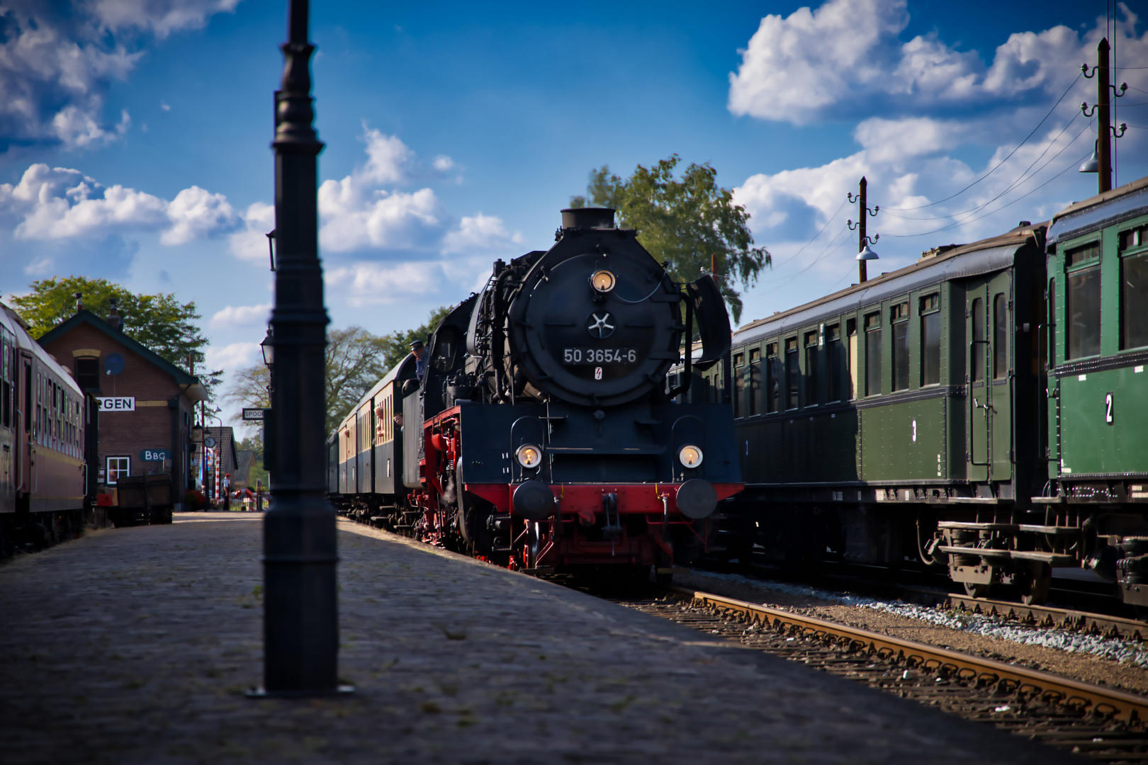 BR 50 3654-6 Bei der einfahr in Beekbergen