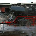 BR 50 3708-0 auf der Drehscheibe Hilbersdorf  Aug.2008