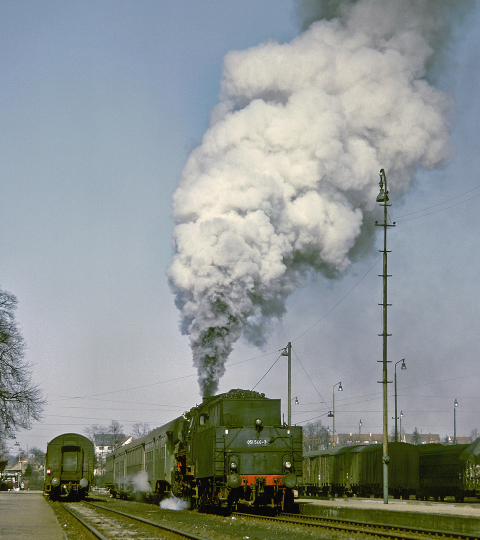 BR 51 540-3 Crailsheim 1976 Foto & Bild | historische eisenbahnen ...