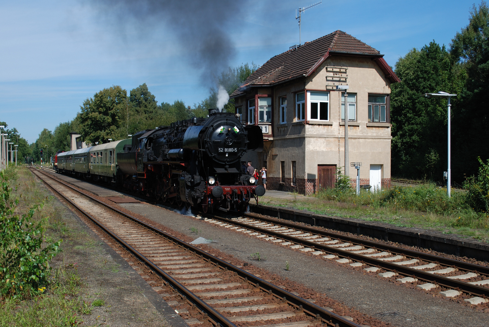 BR 52 8080 in Straßgräbchen-Bernsdorf