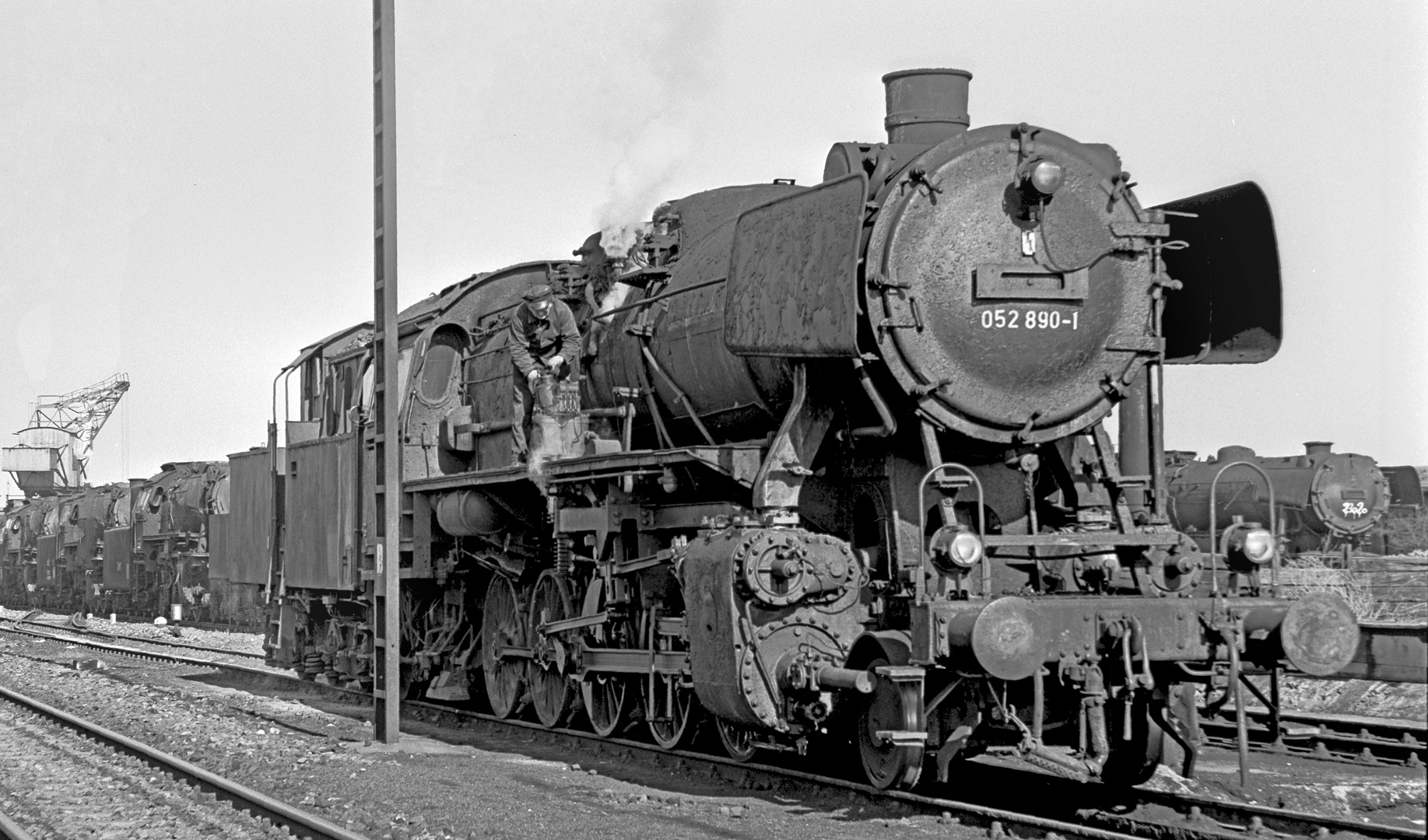 BR 52 890-1 BW-Crailsheim 1976