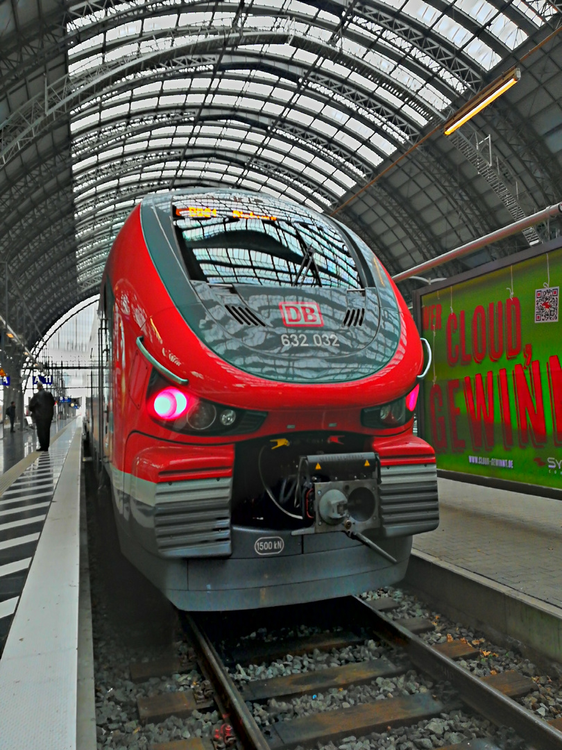 BR 632 in Frankfurt Hbf.... 