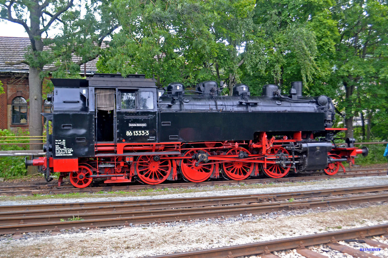 BR 86 in Meiningen Foto & Bild dampf, diesel und eloks, eisenbahn