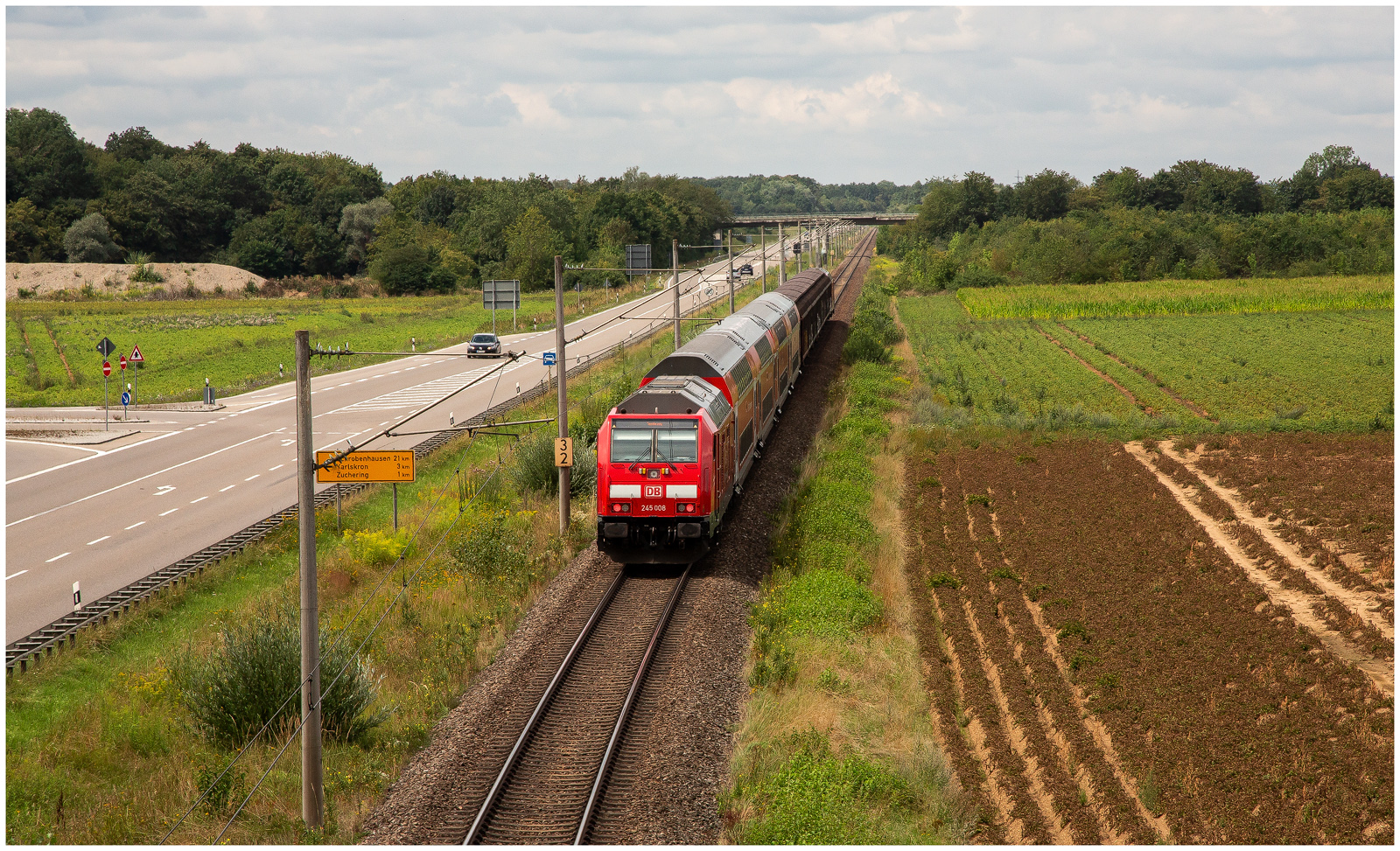 BR-Radltour mit BR 245 - Nachschuss -