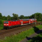 BR143 mit Linie RB75