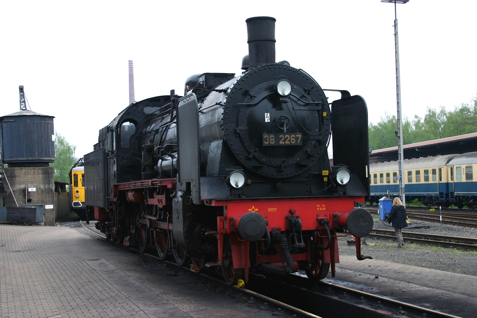 BR38 im Eisenbahnmuseum in Bochum Dahlhausen