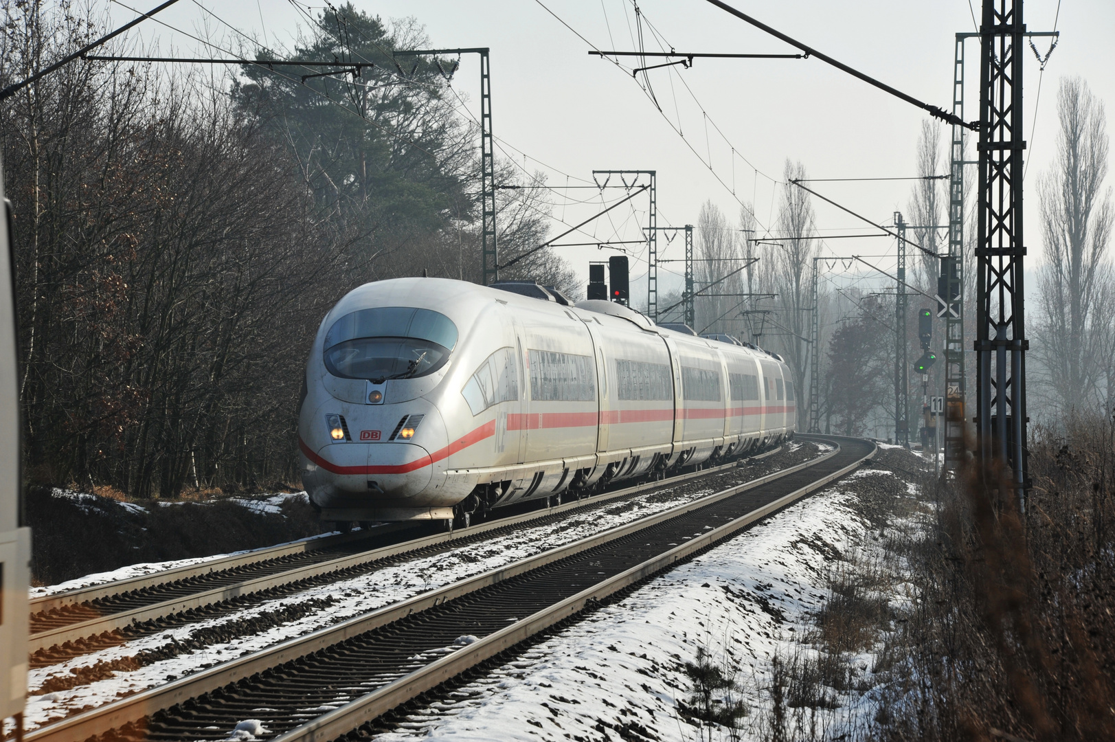 BR403 im Frankenland Richtung Würzburg