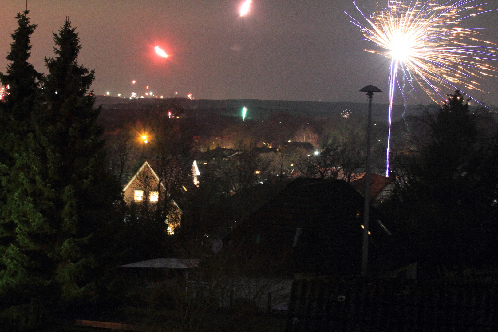 Brackel, Sylvesterfeuerwerk 2012