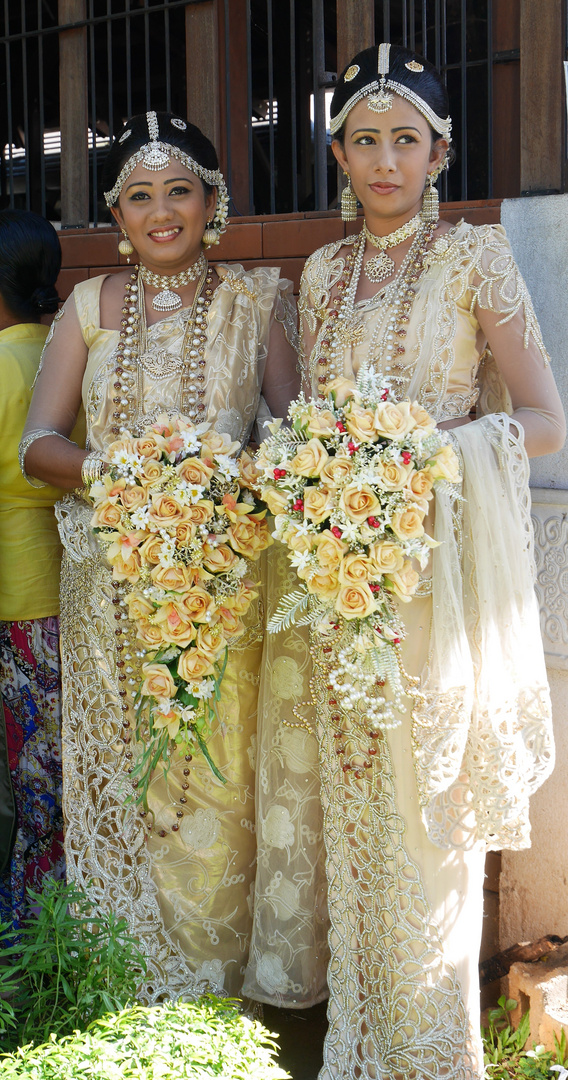 Bräute auf Sri Lanka- Fotoshooting 