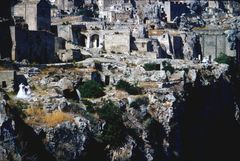 Bräute bereit zum Fotoshooting vor der Hochzeit... Matera, italien