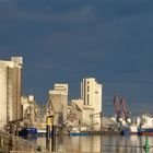 Braker Hafen im Weihnachtslicht