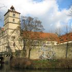 Braker Schloss mit WM Fußball