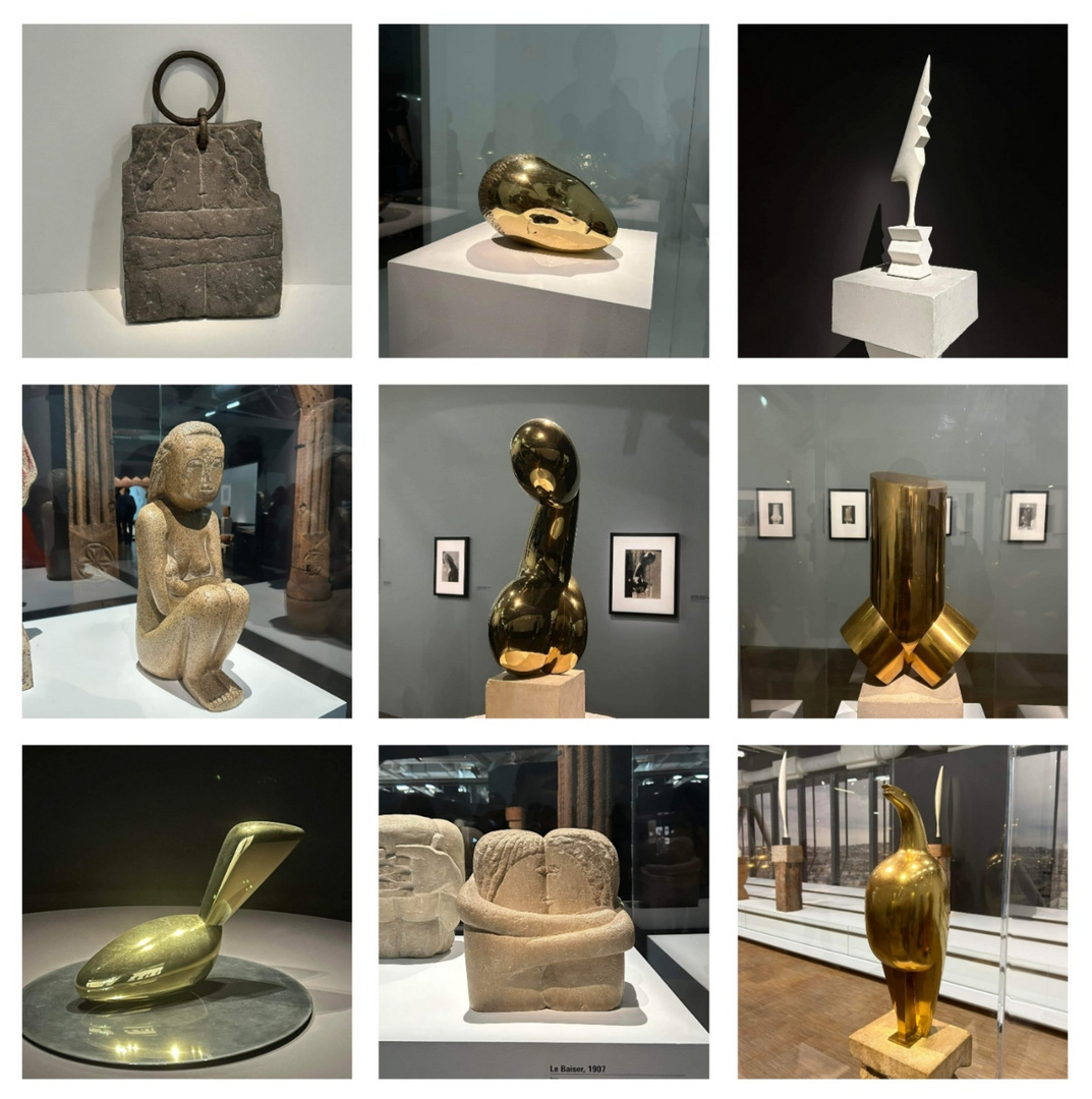 Brancusi Sculptures au Centre Pompidou, Paris, France