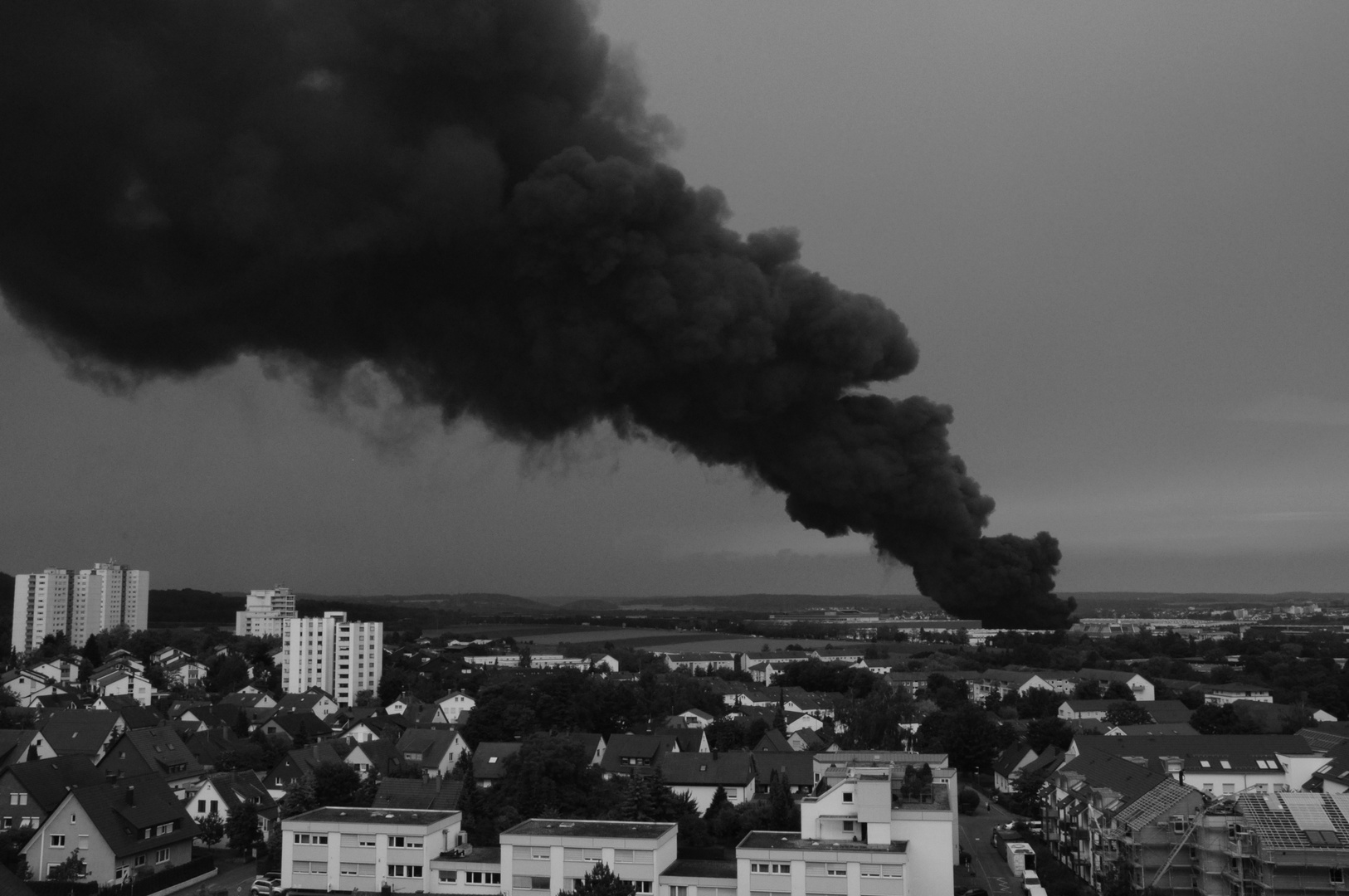 Brand bei Böblingen