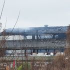 Brand einer Lagerhalle in Berlin Wittenau IV