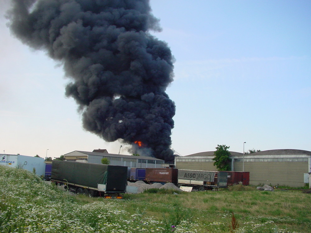 Brand in Mannheim