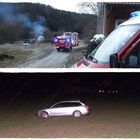 Brand und Unfall