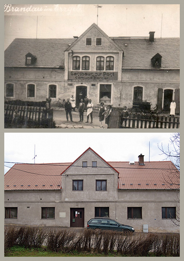 Brandau in Böhmen ca. 1890 und 2012