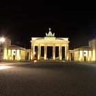 Brandeburger Tor bei Nacht