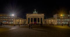 Brandeburger Tor bei Nacht