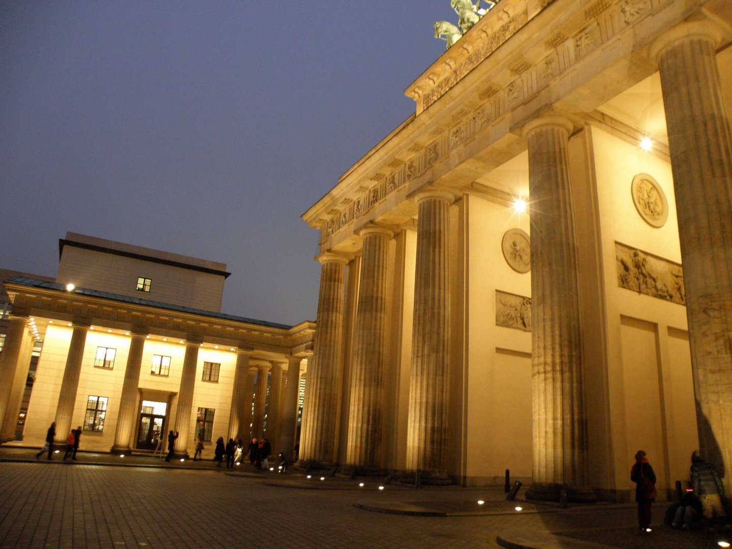 Brandenburer Tor bei Nacht