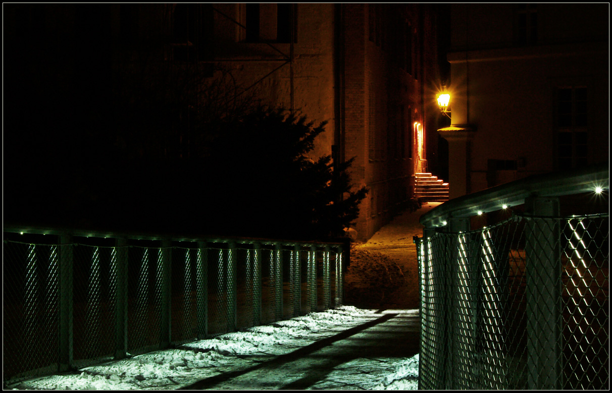 Brandenburg bei Nacht