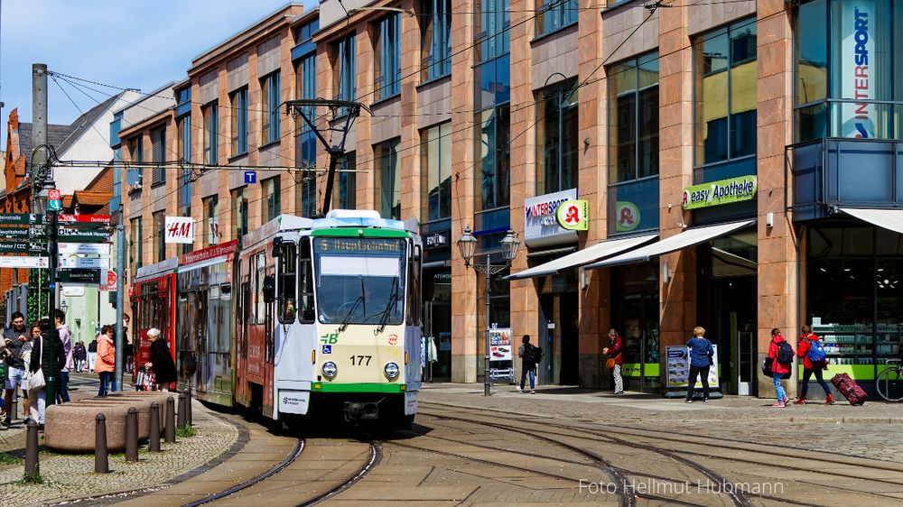 BRANDENBURG IN BRANDENBURG MIT STRASSENBAHN