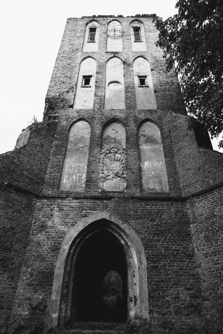 Brandenburg, Ostpreußen, Kirchenruine