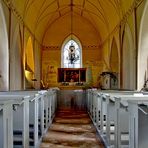 Brandenburger Kirchen, .... Blick in die evangelische Dorfkirche Paretz.