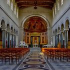 Brandenburger Kirchen,- Blick in die Friedenskirche im Park Sanssouci.