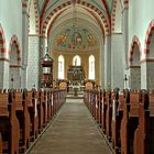 Brandenburger Klöster,- ... Blick in die Klosterkirche Zinna.