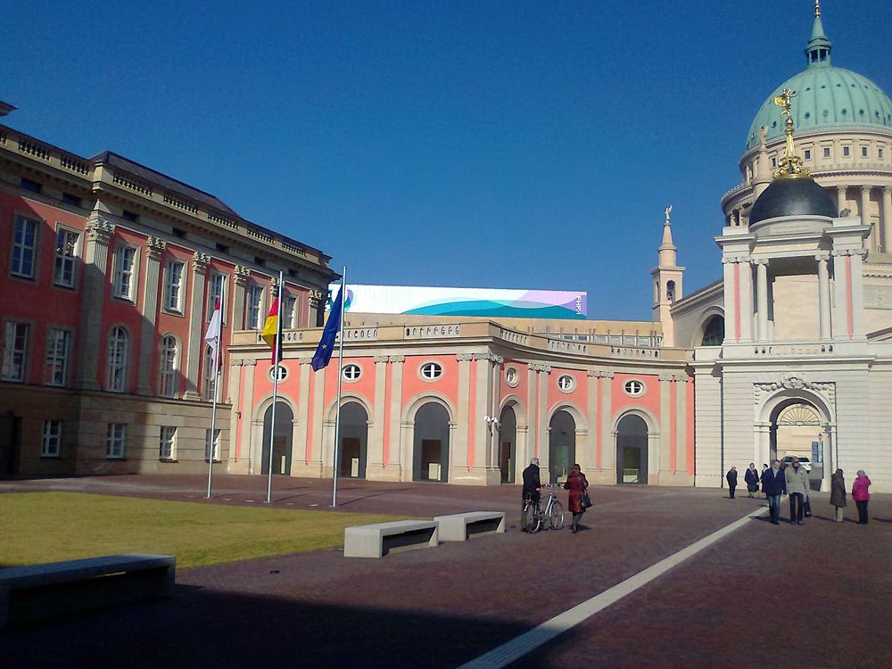 Brandenburger Landtag im rekonstruierten Potsdamer Stadtschloss Februar 2014