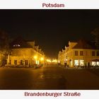 Brandenburger Straße bei Nacht